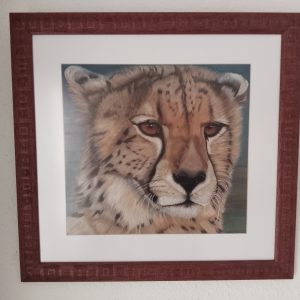 Leopard - Pencil Drawing Framed